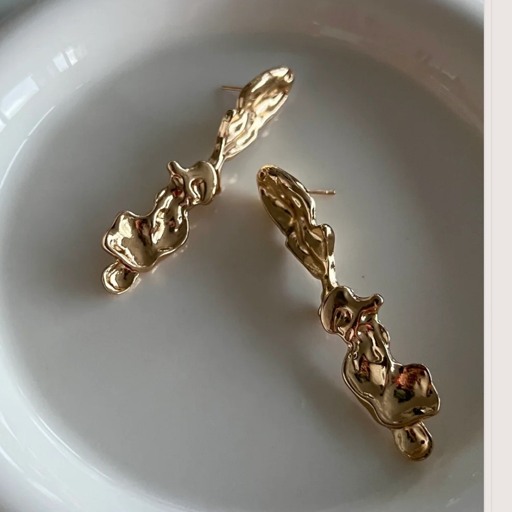 22k Gold Plated Earrings - NWT